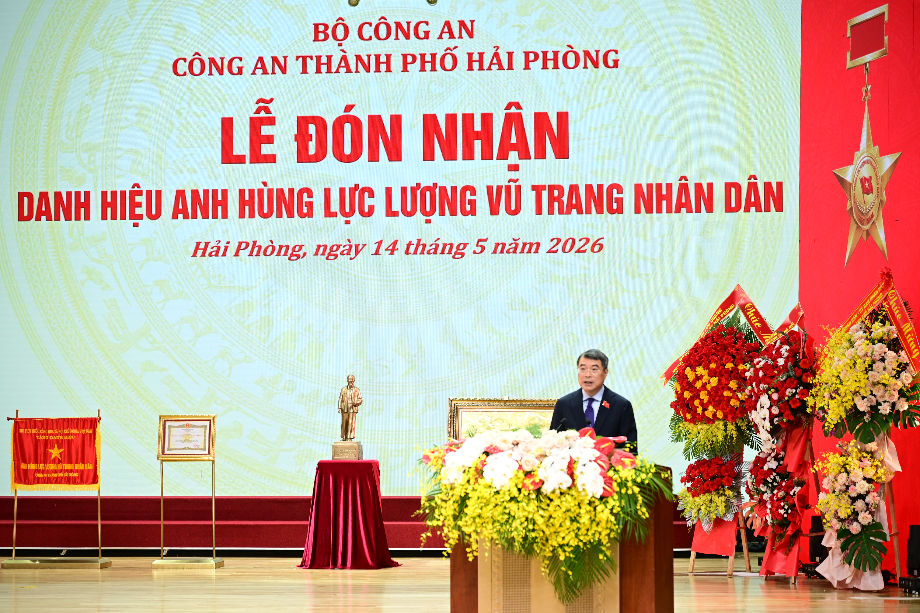 Bài phát biểu của Thủ tướng Chính phủ Lê Minh Hưng tại Lễ đón nhận danh hiệu Anh hùng Lực lượng vũ trang nhân dân của Công an thành phố Hải Phòng